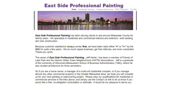 Desktop Screenshot of eastsidepainters.com